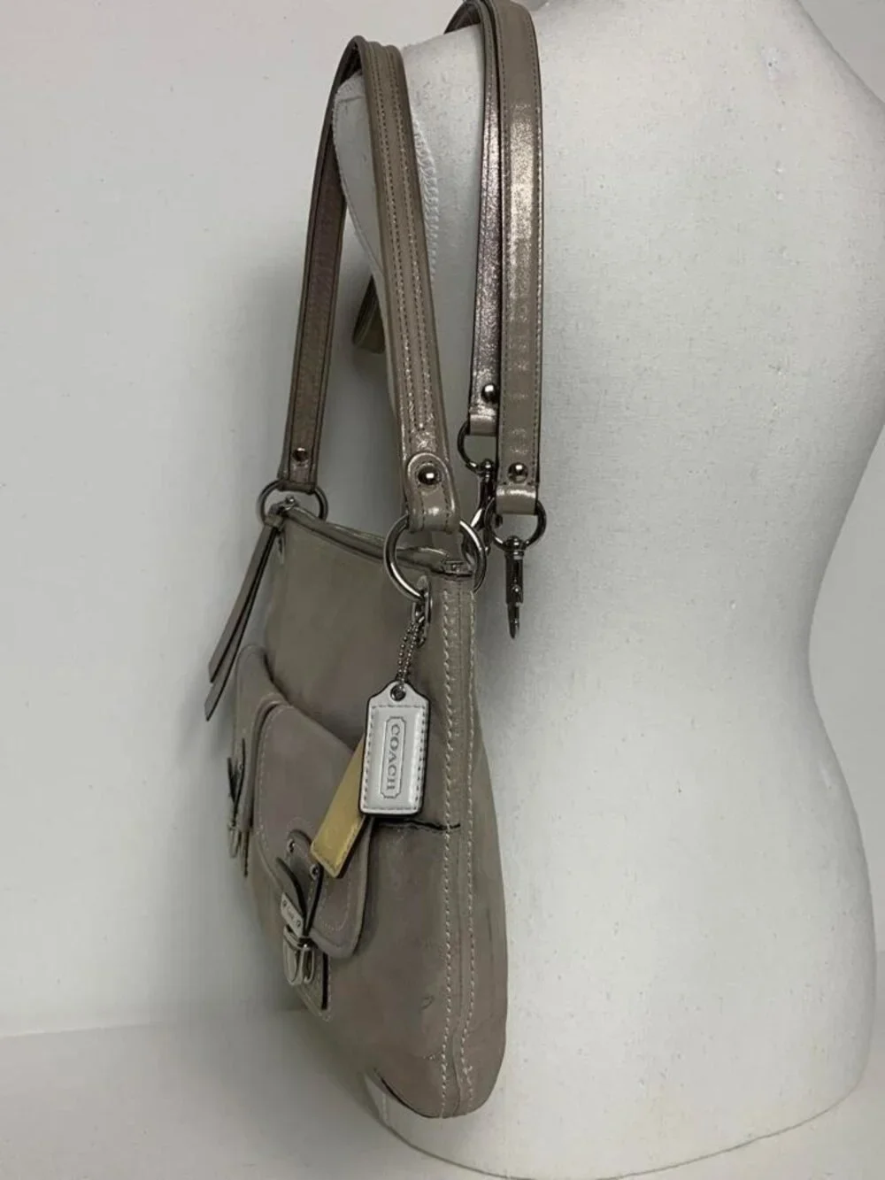 Coach Metallic Silver/Pewter